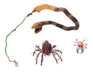 Oogie's Snake Tongue and Spiders