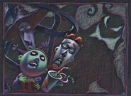 Lock, Shock, and Barrel with Oogie concept art