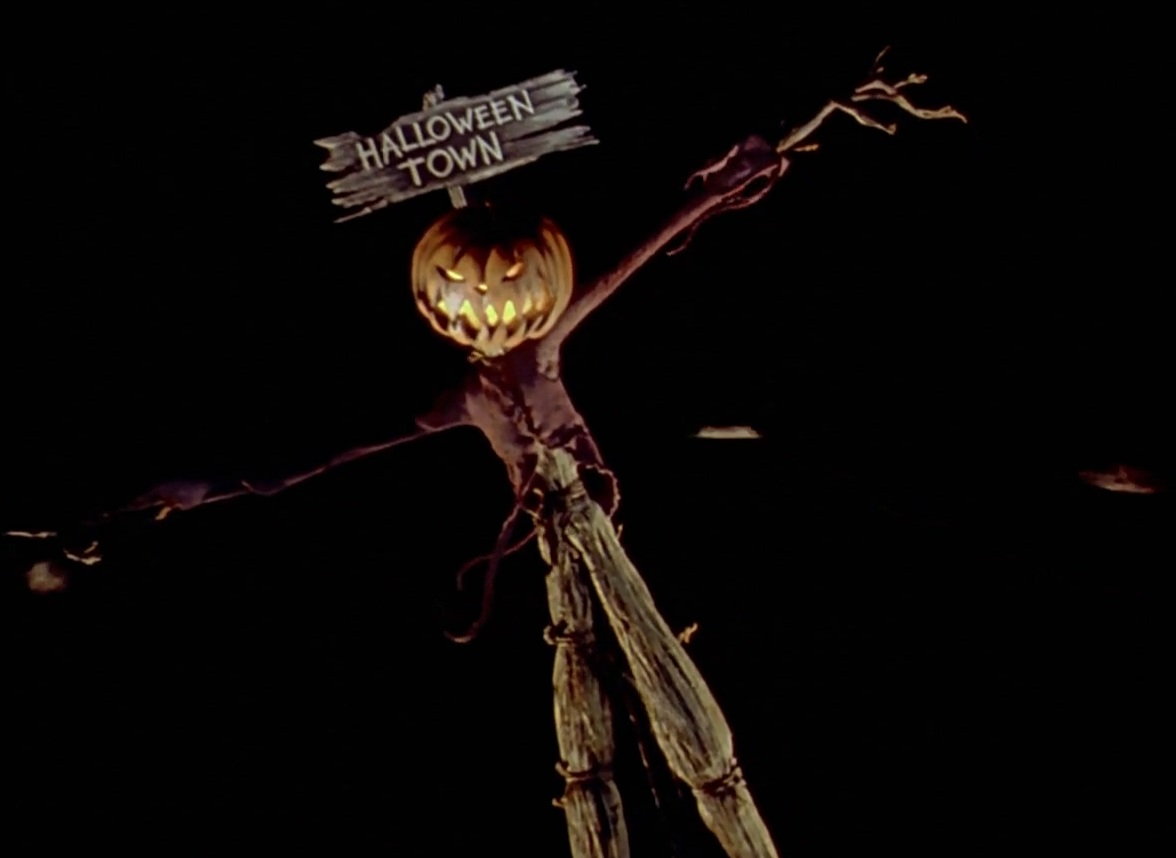 jack skellington with pumpkin