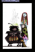 Concept Art Sally Cooking
