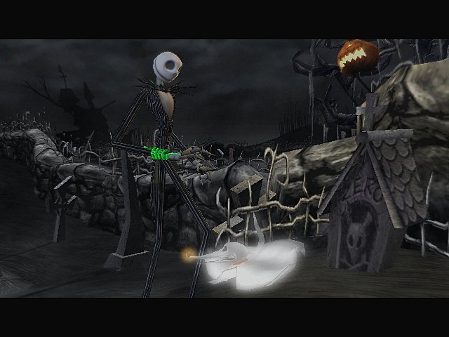 nightmare before christmas graveyard scene