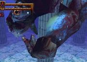 Dagon attacking from above