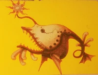 Illustration on the arcade cabinet