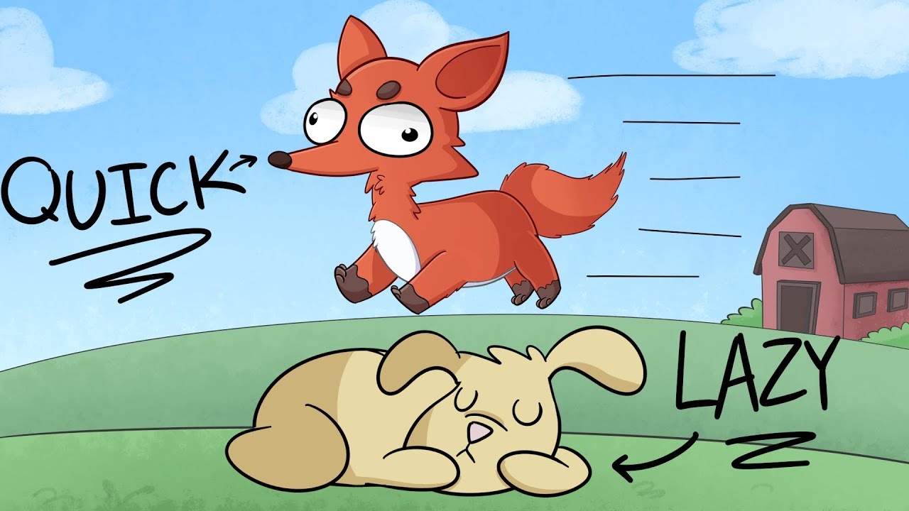 The Quick Brown Fox Jumps Over a Lazy Dog  