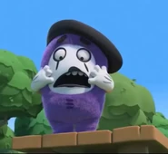 Jeff as a mime as seen in 'The Clown Off'.