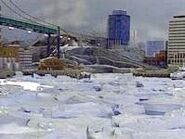 The Harbour during a freeze up