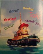 Theodore saying 'thank you' in different languages