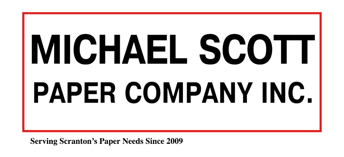 The Office Dunder Mifflin Inc Corporation Incorporated Paper Company Poster