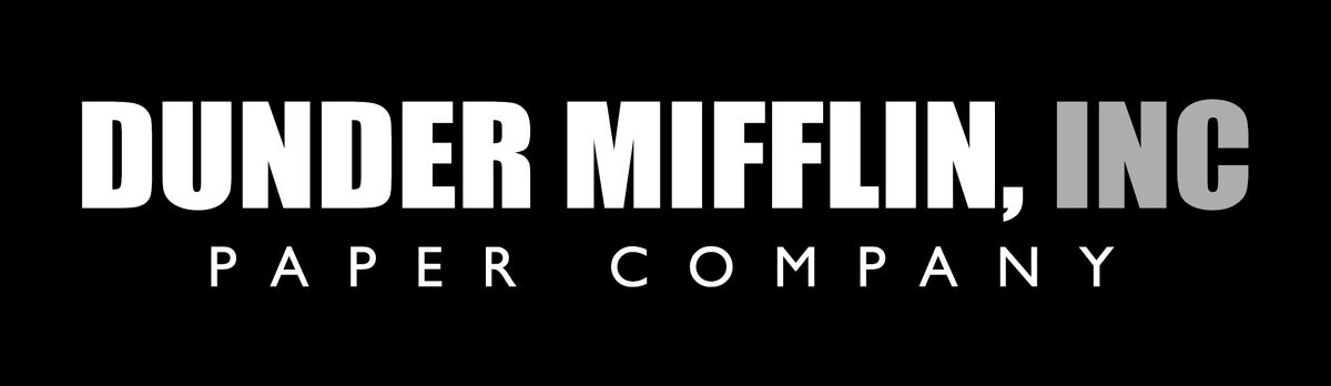 Dunder Mifflin Logo: valor, história, PNG