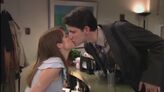 Erin and Gabe kissing.