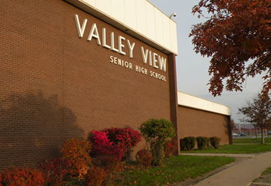 The valley view