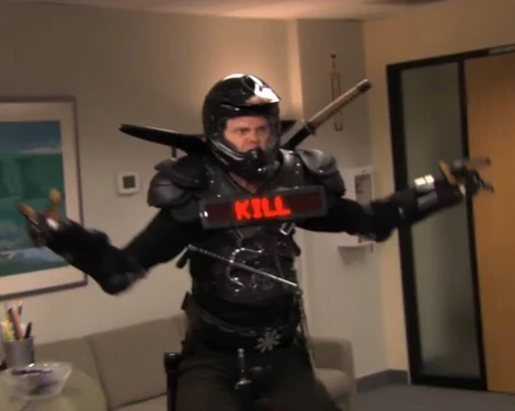 The fourth year that Recyclops came to Dunder Mifflin