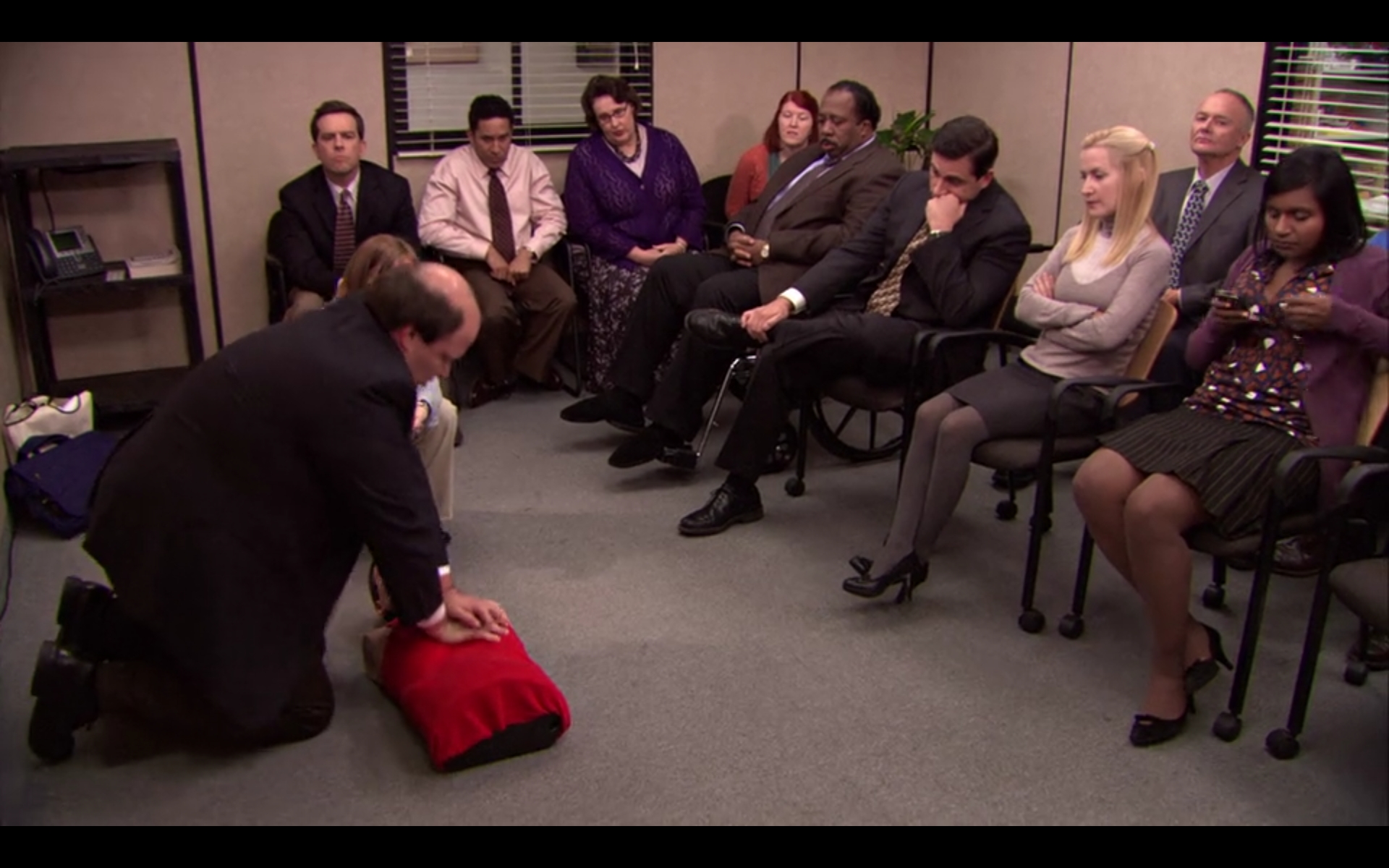 CPR Training Session | Dunderpedia: The Office Wiki | Fandom