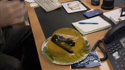 Stapler in jello