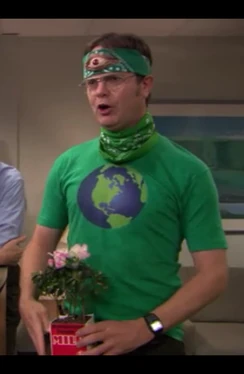 The first year that Recyclops came to Dunder Mifflin