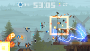 Grayson (middle) in Super Time Force Ultra