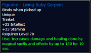 Living Ruby Serpent