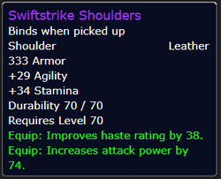 Swiftstrike Shoulders