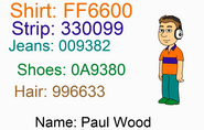 The hex codes for anyone who wants to make Paul