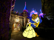 Belle and Beast join Disneyland