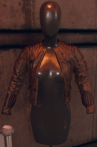 Bullet-Riddled Leather Jacket