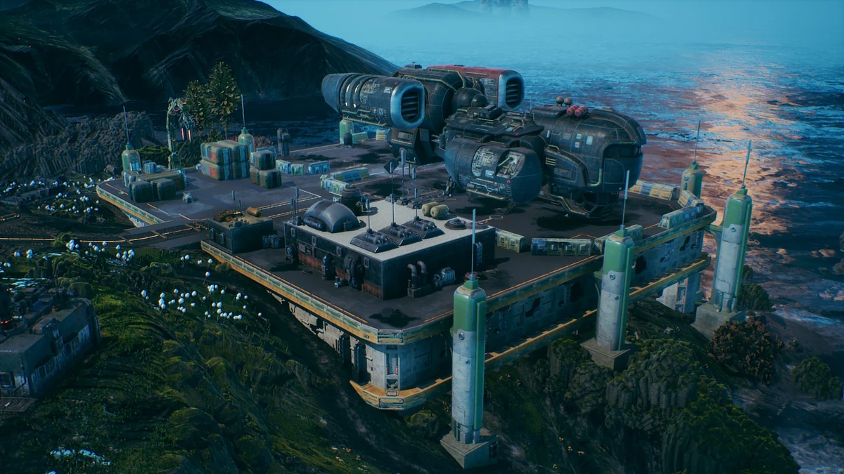 Edgewater Landing Pad The Outer Worlds Wiki Fandom