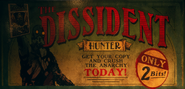 Dissident Hunter advertisement