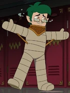 Edric en un cuerpo de yeso