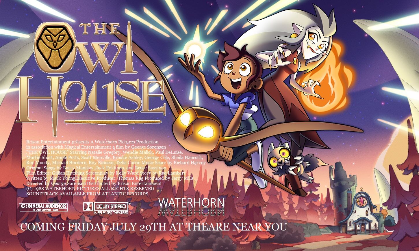 The Owl House Season 3 2022 Movie Poster, Hot Series Comedy Horror Movie  2022