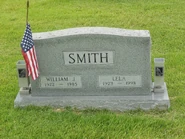 Smith's gravestone at St. John's Catholic Church Cemetery in Loogootee
