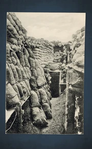 Sandbag trench
