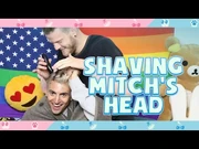 SHAVING_MITCH'S_HEAD!