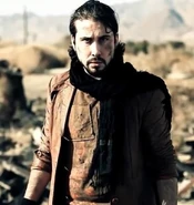 Avi in the video for Pentatonix and Lindsey Stirling's cover of Radioactive