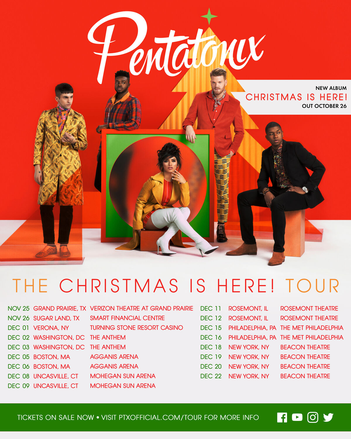 Christmas Is Here! Tour Pentatonix Wiki Fandom