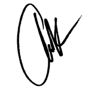 Avi's signature.