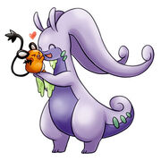 Goodra and Dedenne