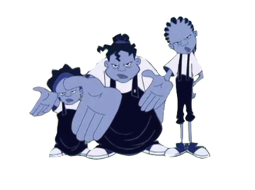 the proud family the gross sisters