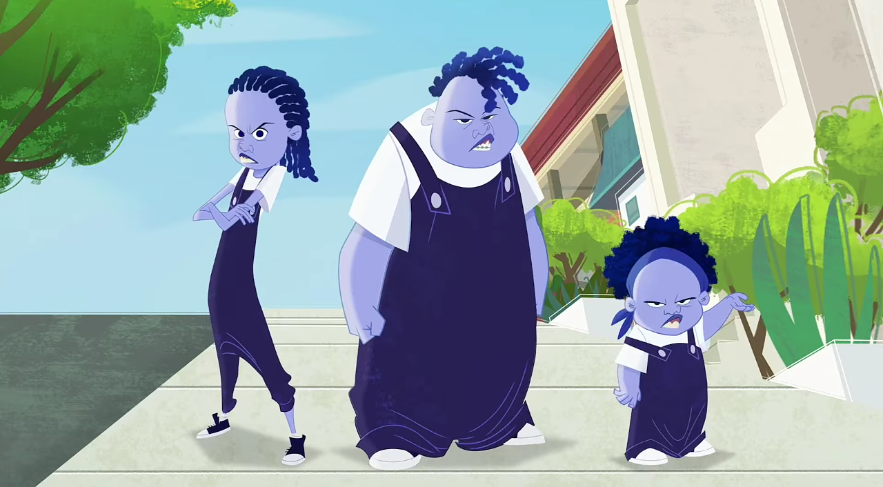 the proud family the gross sisters