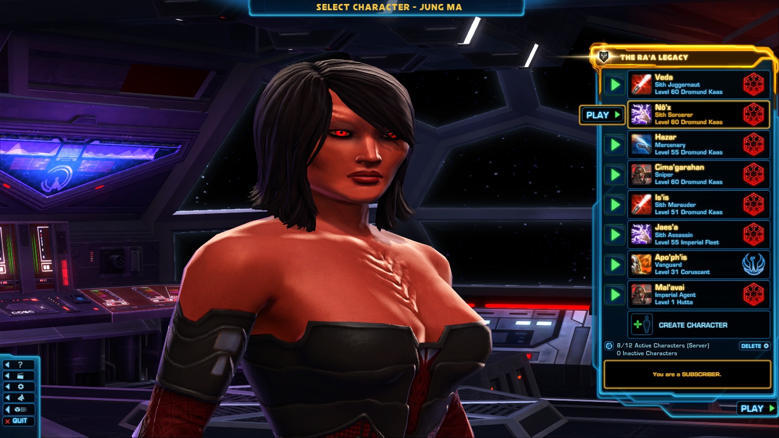 Darth Nox, The Raa Legacy Wiki