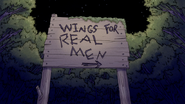 S5E35.082 Wings for Real Men Sign