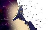 Robo Cassowary in its defeat.