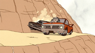 S6E02.118 Muscle Man Driving Into Hi-Five