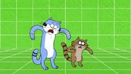 S7E07.106 Mordecai and Rigby are Now Cats