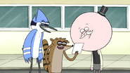 S4E26.059 Mordecai, Rigby, and Pops Laughing at Thomas' Brain Freeze