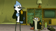 S6E19.196 Mordecai and Rigby Satisfied with the Badges