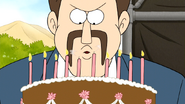S6E17.097 Man Judge Blowing Out Two Candles