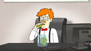 S7E25.043 Receptionist Eating Pickles