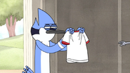 S4E24.087 Mordecai Looking at the Park T-shirt