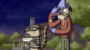 S3E04.218 Mordecai Facepalming at Rigby's Action