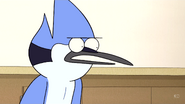 Mordecai wants Rigby to take off the hat